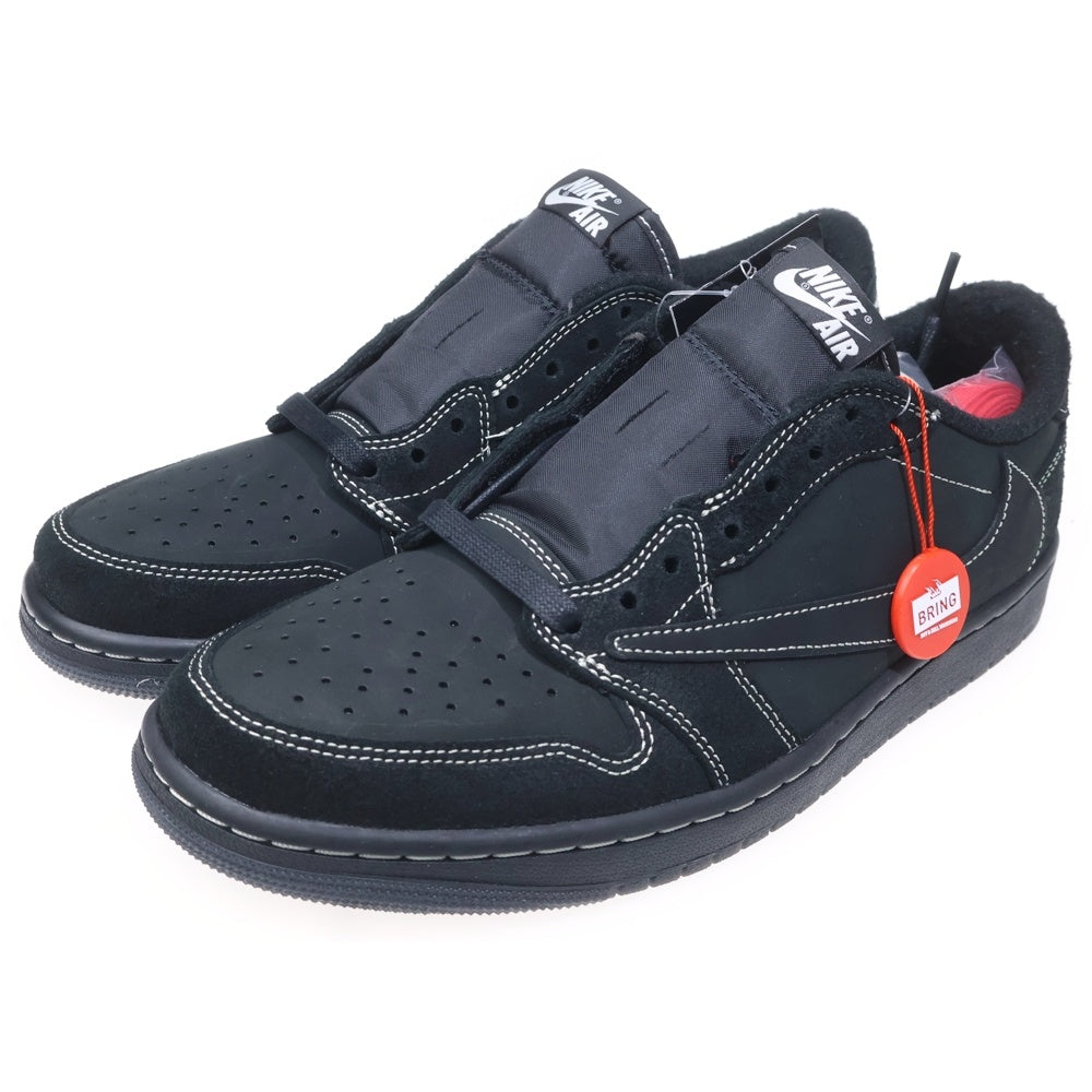 NIKE(ナイキ) ×Travis Scott Air Jordan 1 Low OG SP Black Phantom DM7866-001 ×トラヴィススコット エアジョーダン1 ロー OG SP ローカットスニーカー