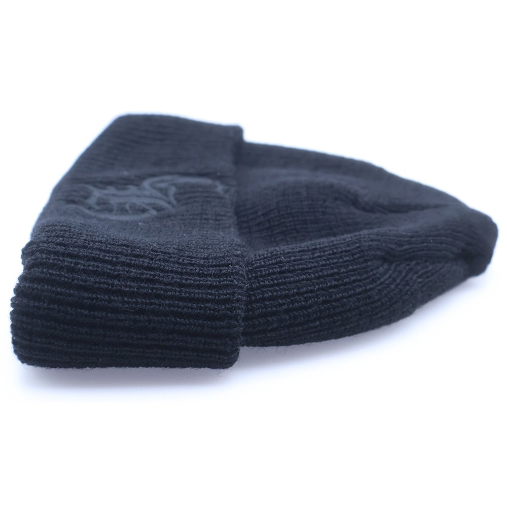 CHROME HEARTS(クロムハーツ) CH Logo Embroidery Beanie CHロゴ刺繍ビーニー ニット帽 ブラック