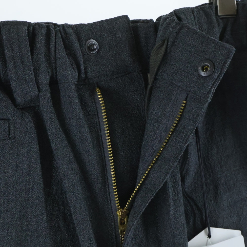 MAISON MIHARAYASUHIRO(メゾンミハラヤスヒロ) 25AW Mix Layered Wool Pants ミックスレイヤードウールパンツ グレー J15PT132