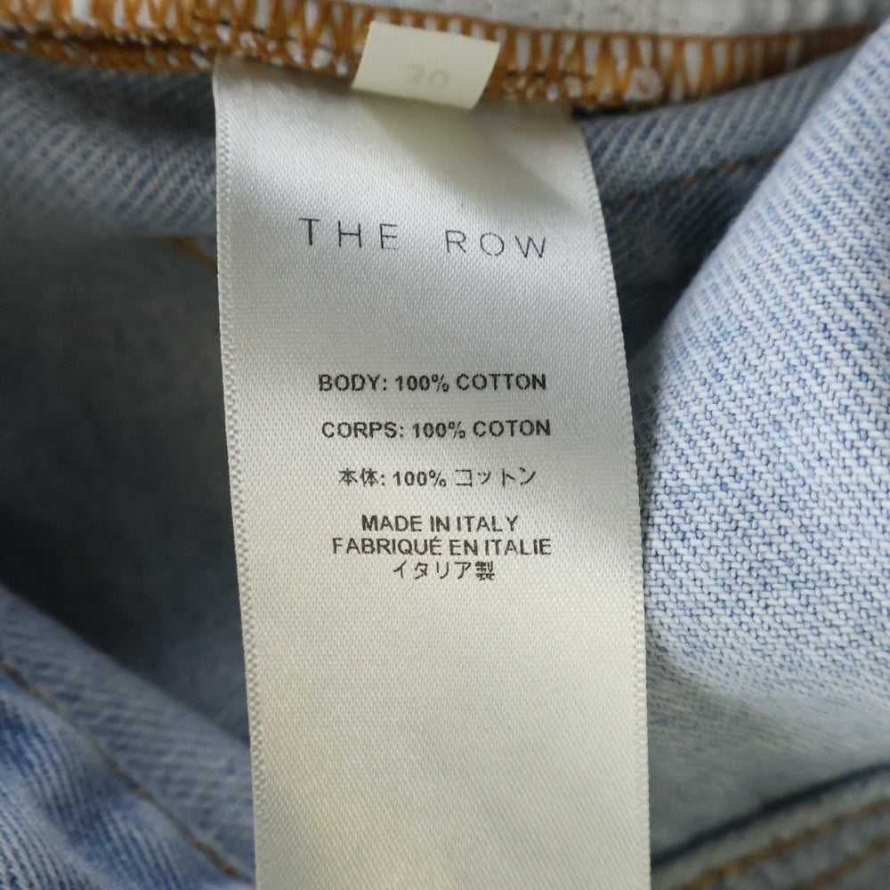 THE ROW(ザロウ) MORTON JEAN ボタンフライ デニムパンツ ライトブルー