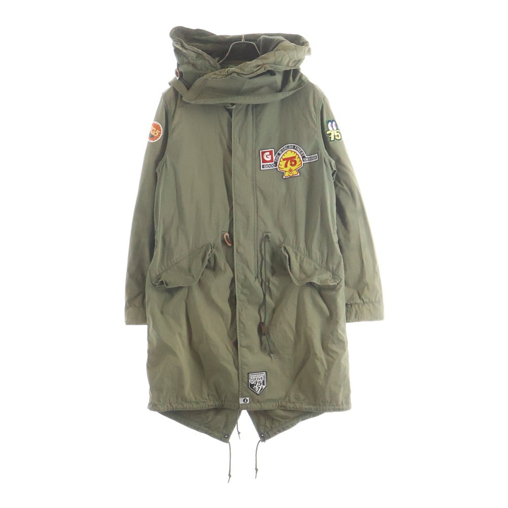 GOODENOUGH(グッドイナフ) 15AW ×ALPHA グッドイナフ25周年モッズコート 復刻 カーキ