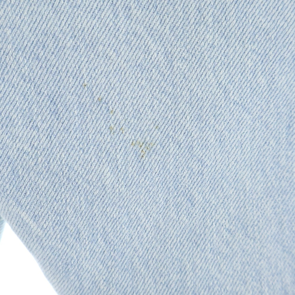 NO BRAND(ノーブランド) and yellow(アンドイエロー) チェーンデザイン ジップフライデニムパンツ 3001-212-M2001 インディゴブルー