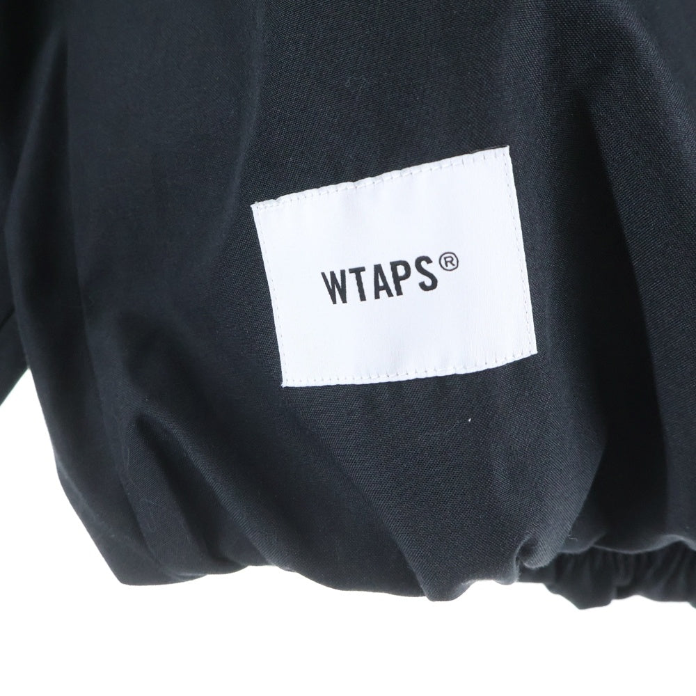 WTAPS(ダブルタップス) 25AW SMOCK LS CTPL CNVS 252WVDT-SHM05 スモック クルーネックロングスリーブプルオーバーシャツ ブラック