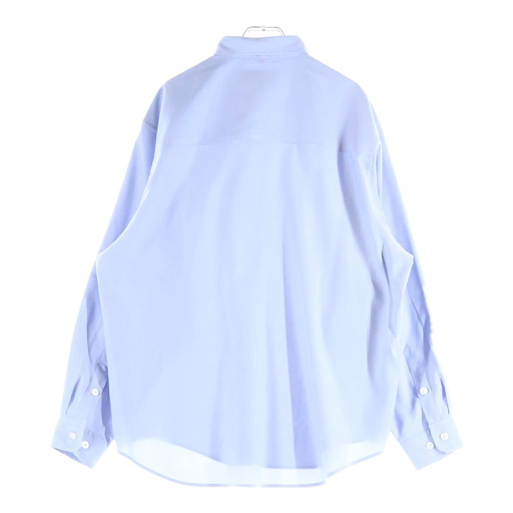 WTAPS(ダブルタップス) 24SS LS POLY OXFORD 241TQDT-SHM02 ロングスリーブ オックスフォード長袖シャツ ブルー