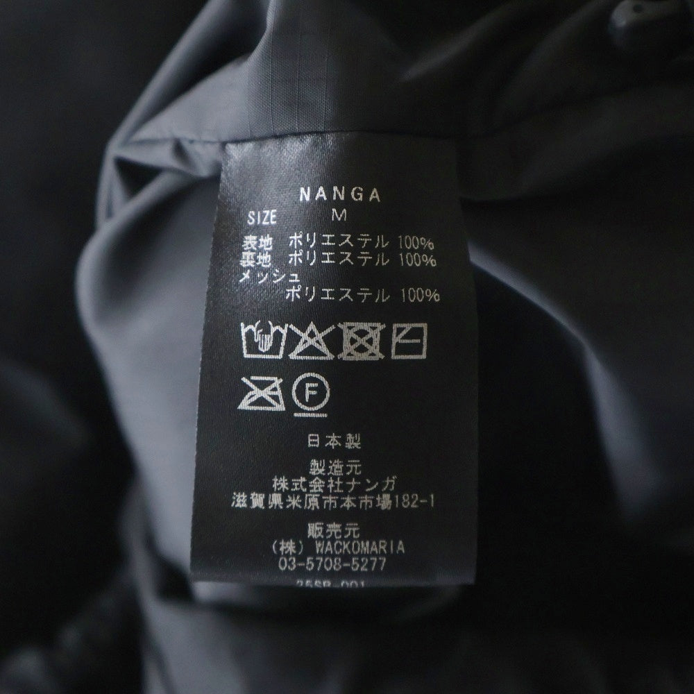 WACKO MARIA(ワコマリア) ×NANGA MOUNTAIN PARKA 25SS-WMO-NA01 ×ナンガ マウンテンパーカー ジャケット ブラック