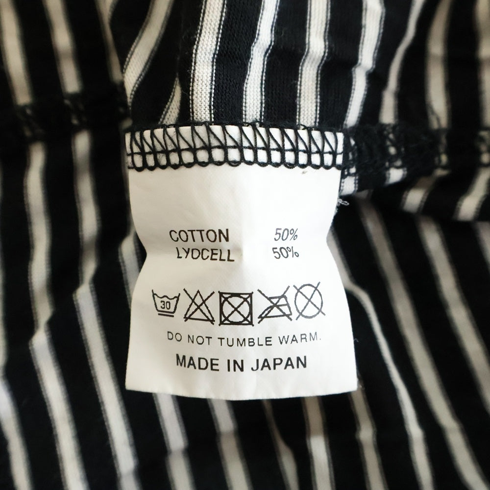 ROUGH AND RUGGED(ラフアンドラゲッド) BORDERS クルーネック ポケットボーダー半袖Tシャツ カットソー ブラック