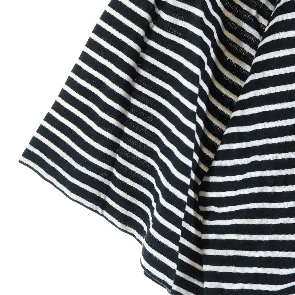 ROUGH AND RUGGED(ラフアンドラゲッド) BORDERS クルーネック ポケットボーダー半袖Tシャツ カットソー ブラック
