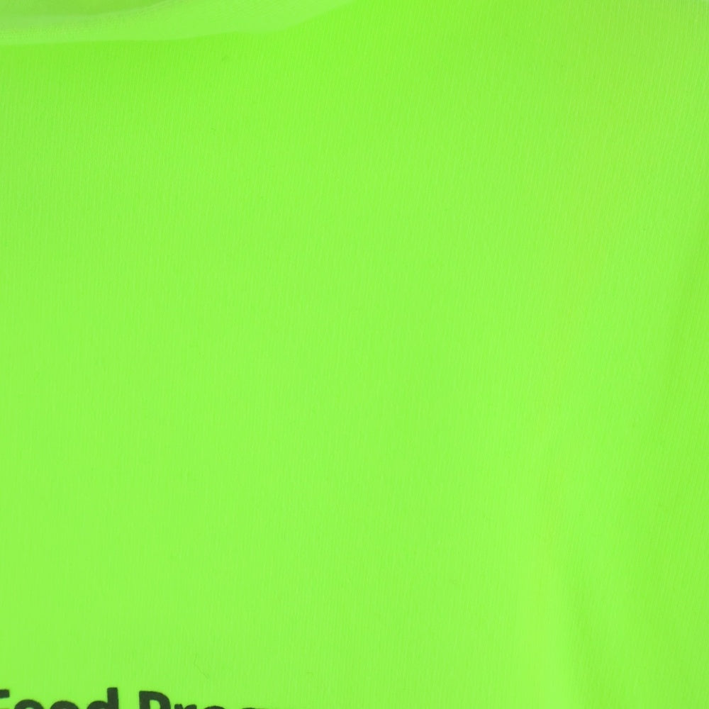 BALENCIAGA(バレンシアガ) World Food Program Hoodie ロゴ プリント プルオーバー スウェット フーディ パーカー イエロー 600583 TMVL1