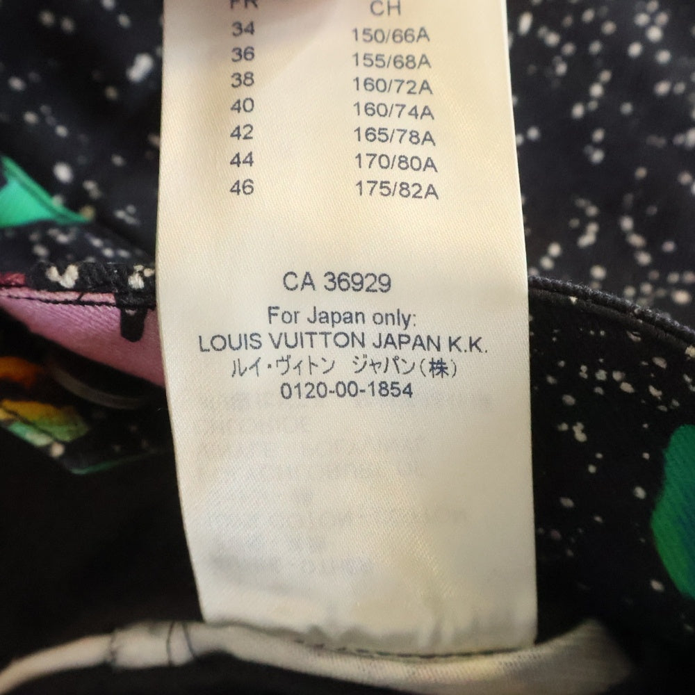 LOUIS VUITTON(ルイヴィトン) 19SS マルチカラー カーゴパンツ ブラック レディース RW191B NTV FGPO57