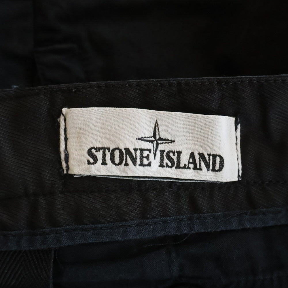 STONE ISLAND(ストーンアイランド) 14AW TYPE SK Cargo Pants ロゴワッペン カーゴパンツ ネイビー 691532413