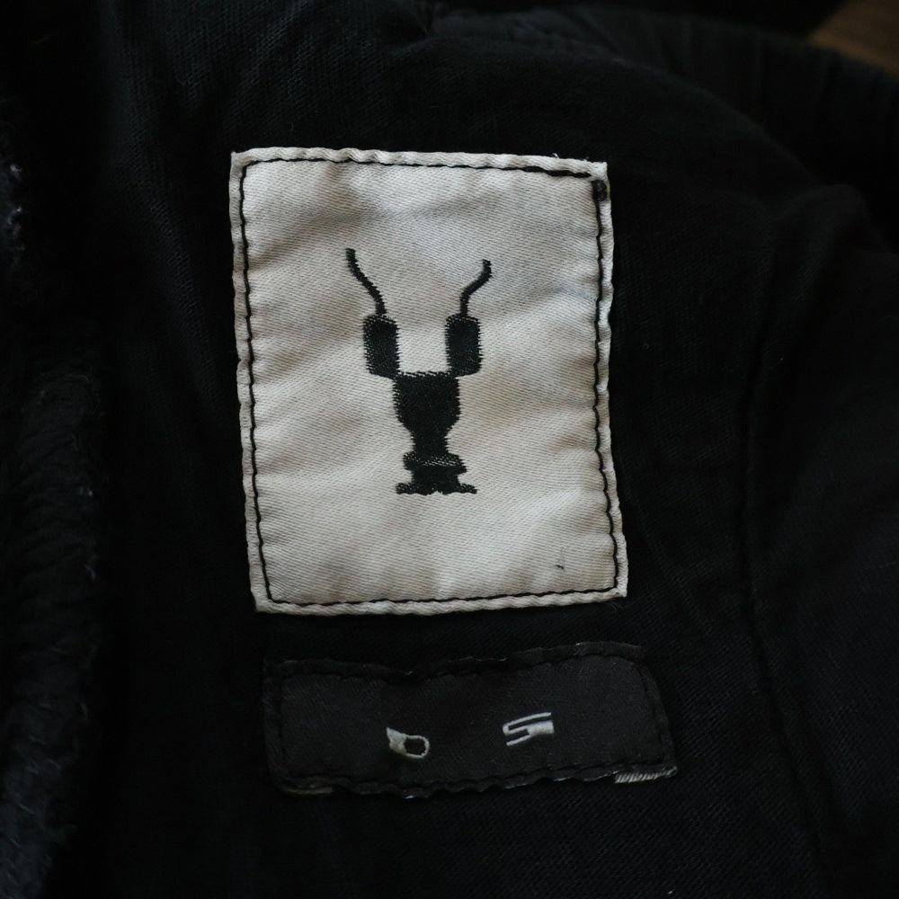 DRKSHDW(ダークシャドウ) 17SS Drawstring Cropped Sweat Pants ドローストリング スウェットパンツ ブラック DU17S5373-F