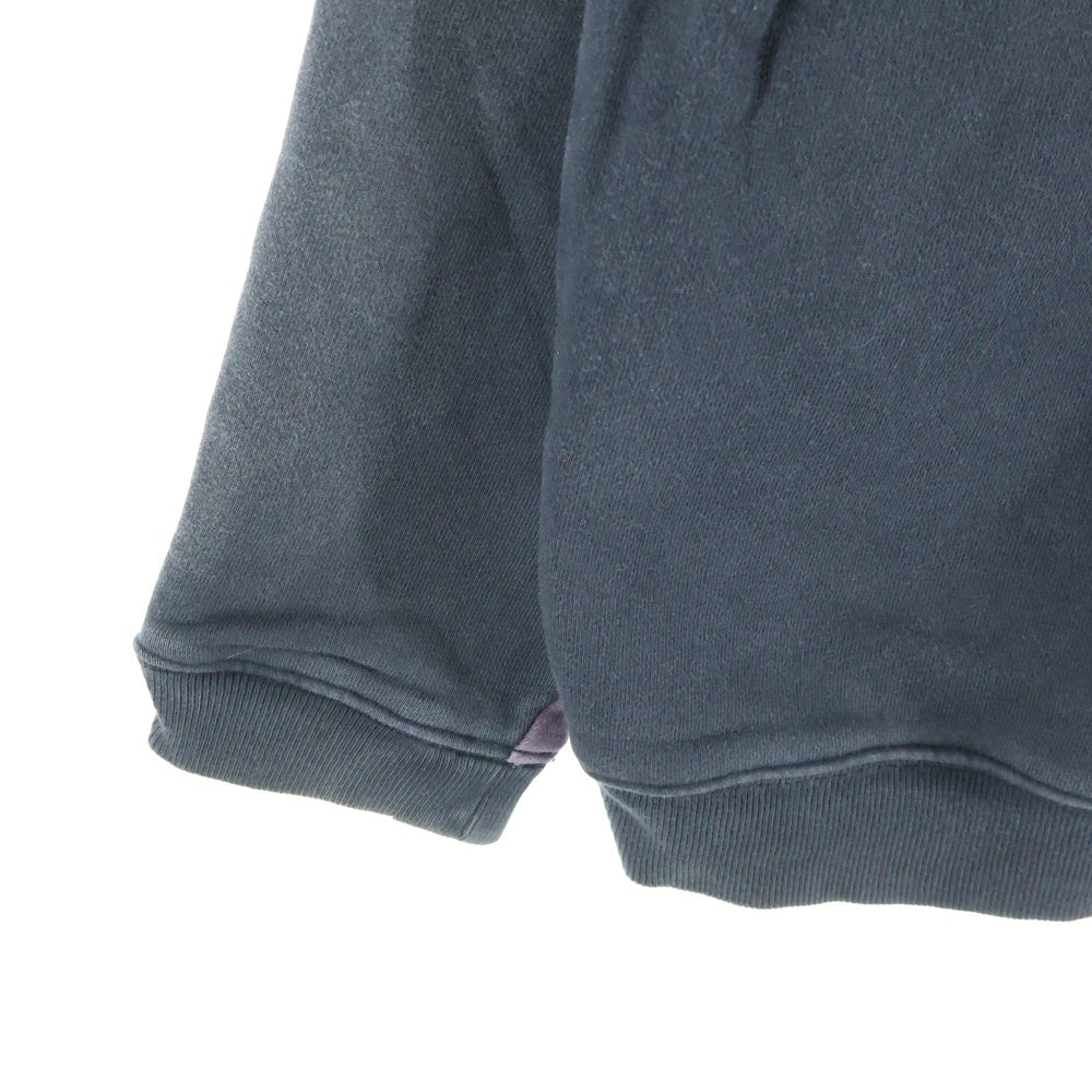 KAPITAL(キャピタル) Bone Sweatshirt 裏毛 2トーン ボーンプリント ダメージ加工 クルーネックスウェットトレーナー グレー K0R810LC01