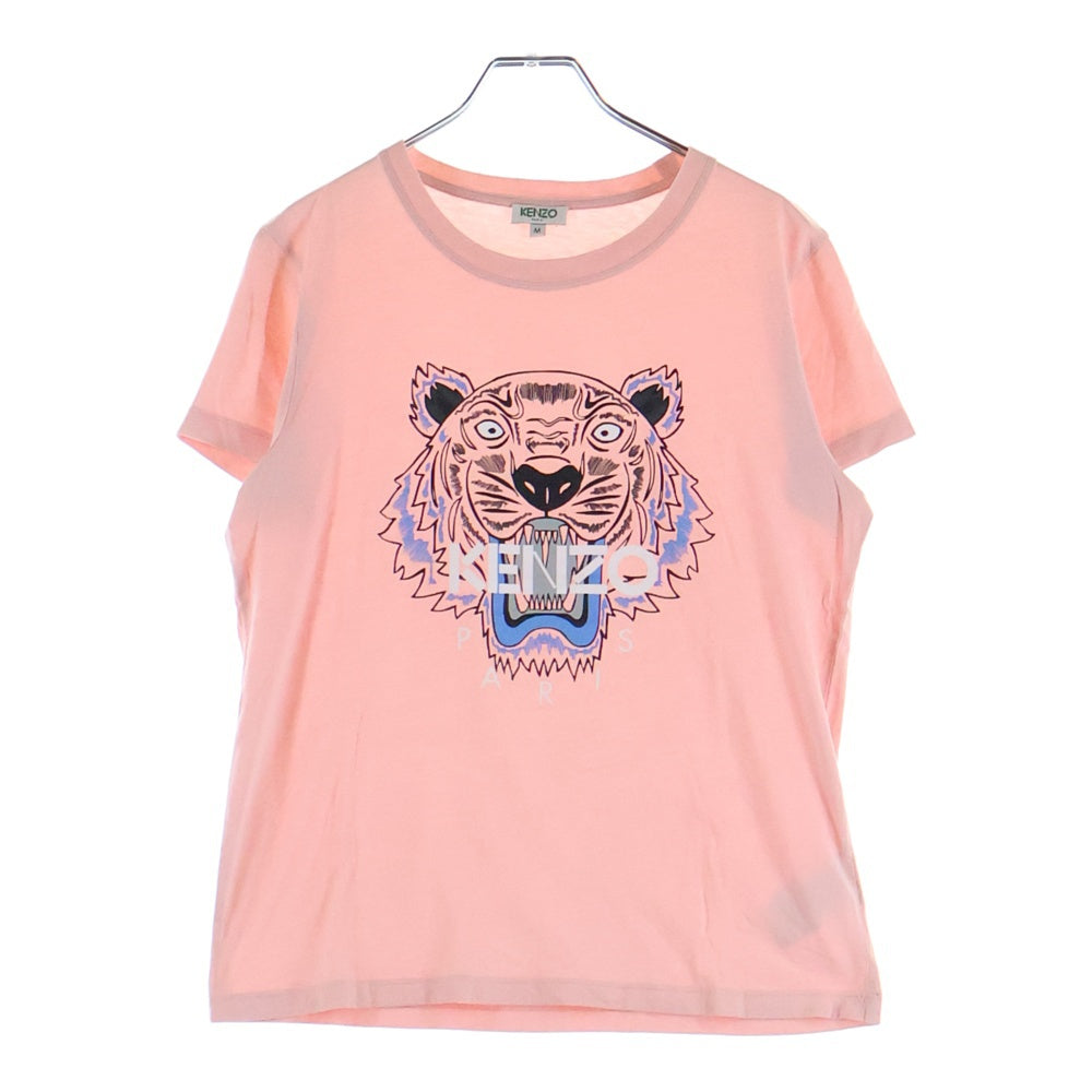 KENZO(ケンゾー) Tiger T-Shirt タイガープリント 半袖Tシャツ ピンク レディース F652TS7214YI
