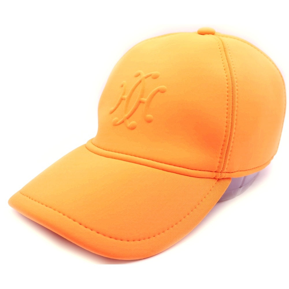 HERMES(エルメス) CAP ネオバン アトランティック ロゴ刺繍キャップ 帽子 オレンジ