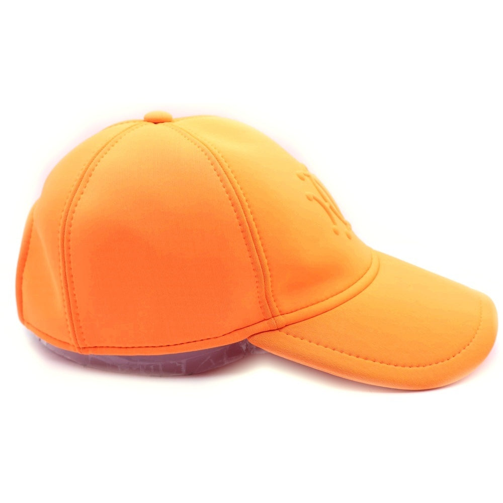 HERMES(エルメス) CAP ネオバン アトランティック ロゴ刺繍キャップ 帽子 オレンジ