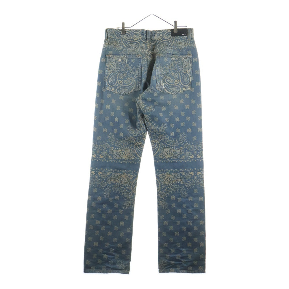 AMIRI(アミリ) Bandana Jacquard Denim Pants バンダナ ジャガードデニムパンツ ジーンズ