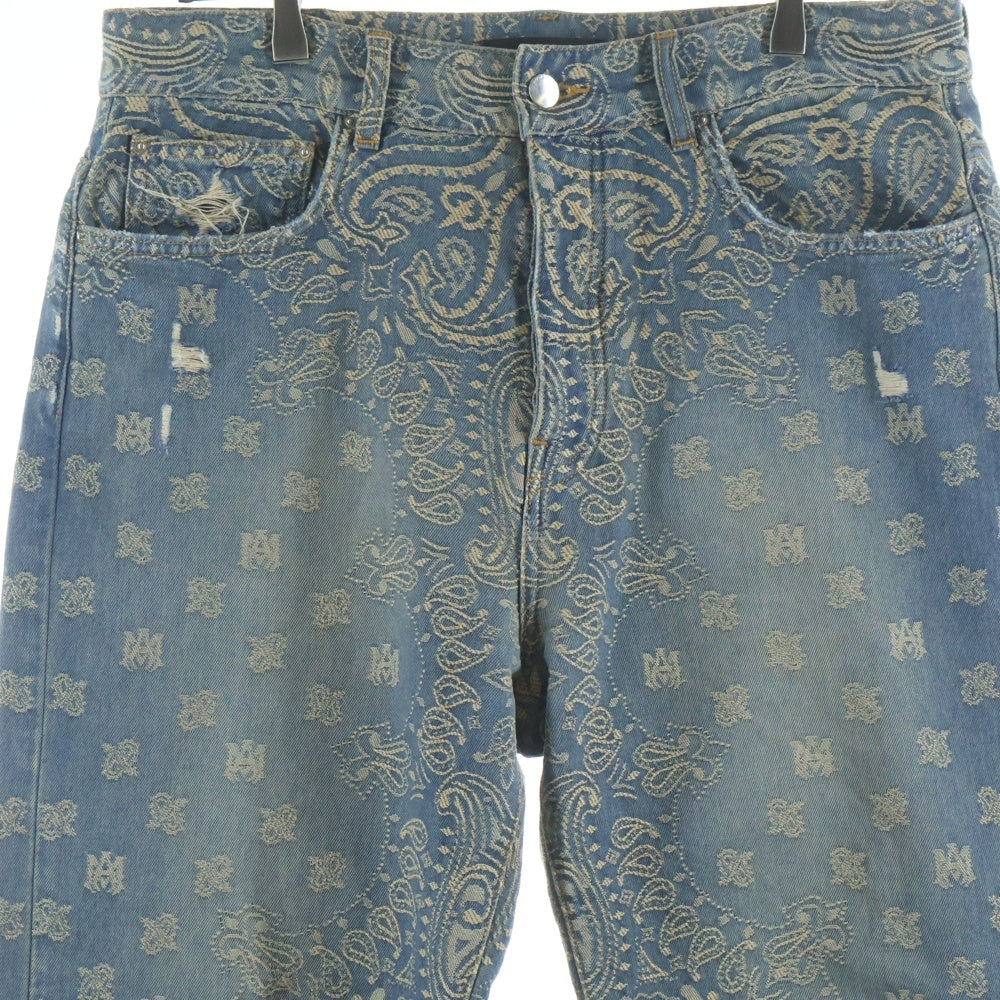 AMIRI(アミリ) Bandana Jacquard Denim Pants バンダナ ジャガードデニムパンツ ジーンズ