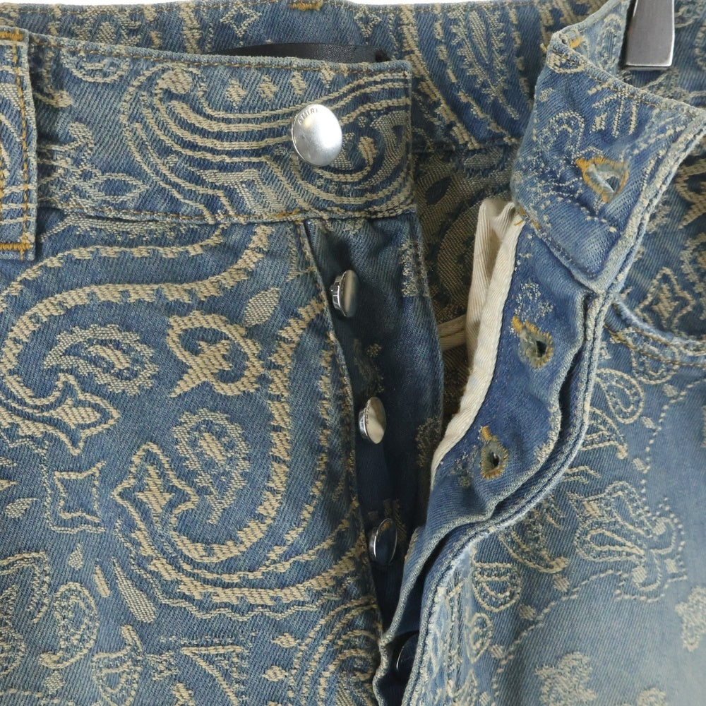 AMIRI(アミリ) Bandana Jacquard Denim Pants バンダナ ジャガードデニムパンツ ジーンズ