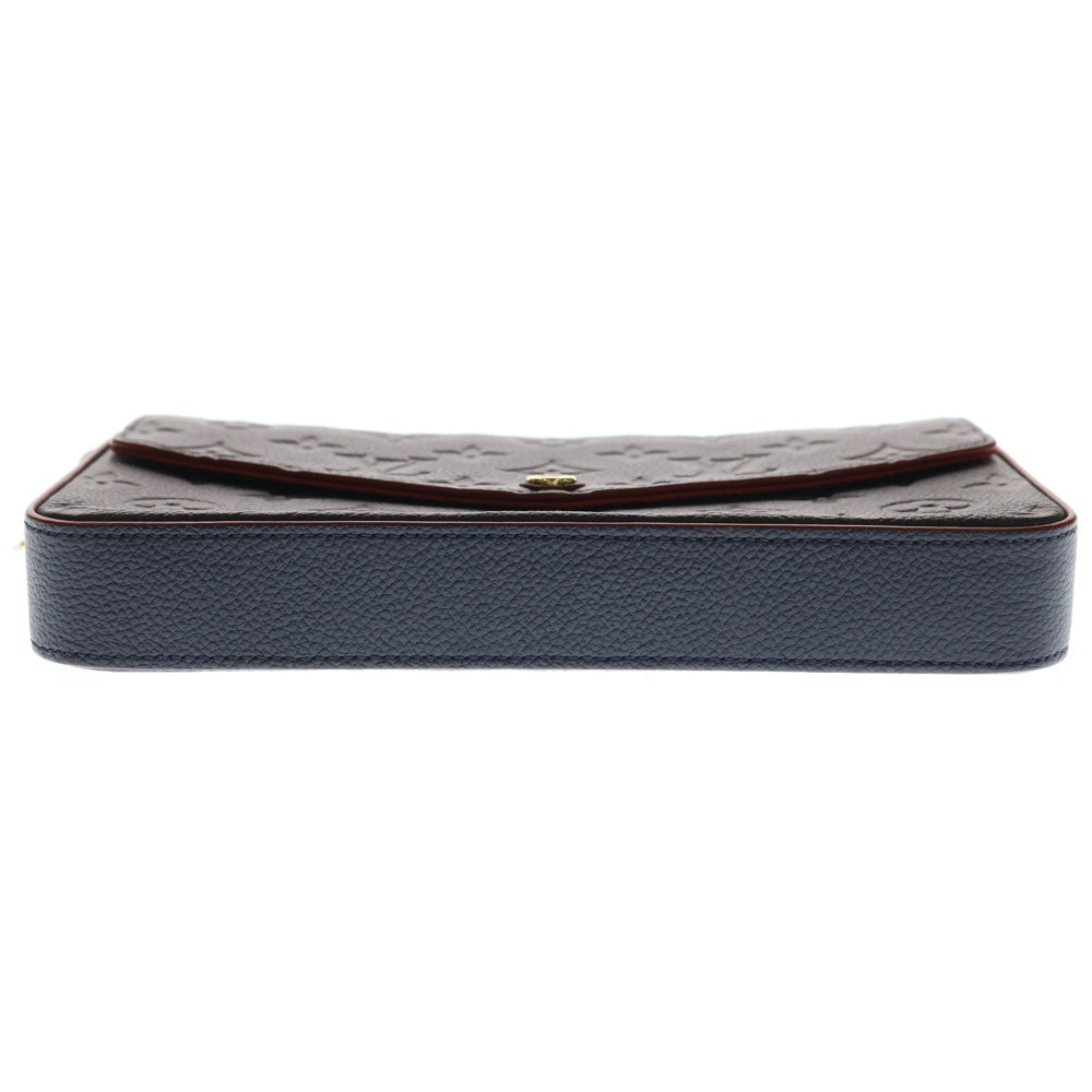 LOUIS VUITTON(ルイヴィトン) モノグラムアンプラント ポシェット フェリーチェ チェーンショルダーバッグ ネイビー レディース M64099