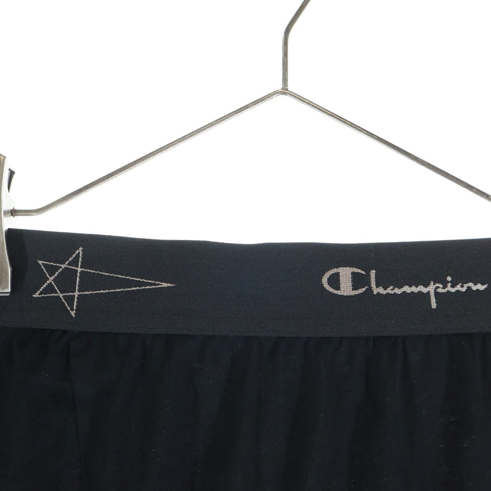 Rick Owens(リックオウエンス) ×Champion SACRIMINI チャンピオン ロゴウエスト スカート ブラック レディース CW02C6670-CHJEG