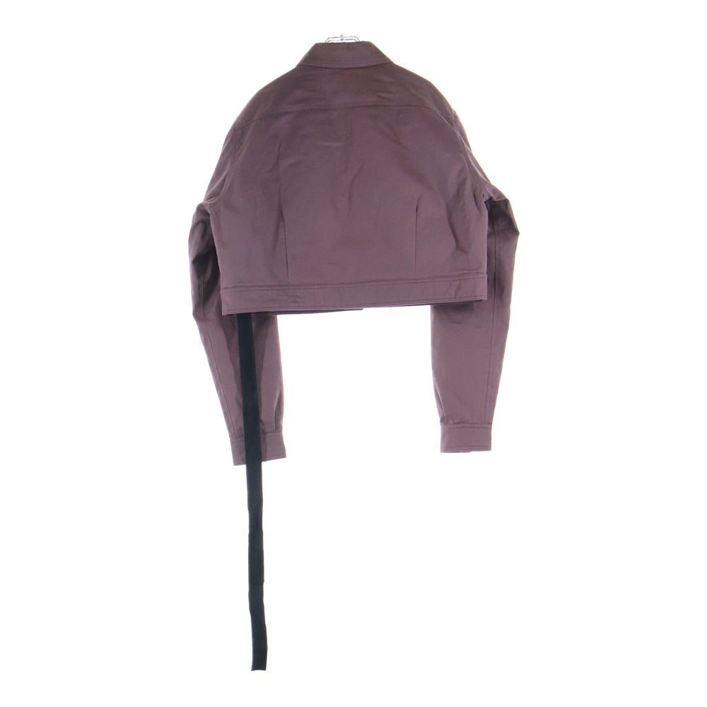 DRKSHDW(ダークシャドウ) CAPE SLEEVE CROPPED OUTERSHIRT クロップド ジャケット ブラウン DS02C5702-TW