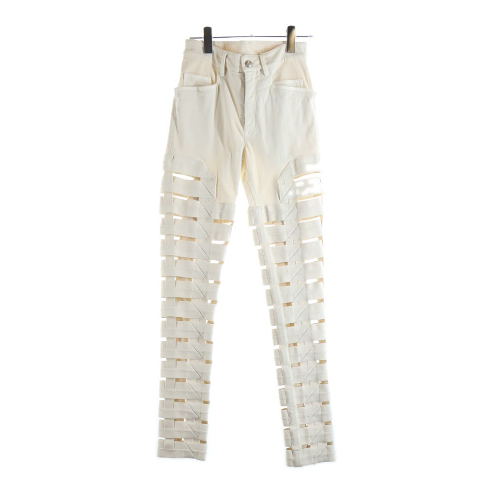 Rick Owens(リックオウエンス) 22SS SPARTAN JEANS スパルタンジーンズ スキニーパンツ ホワイト RP01B4312-SDW
