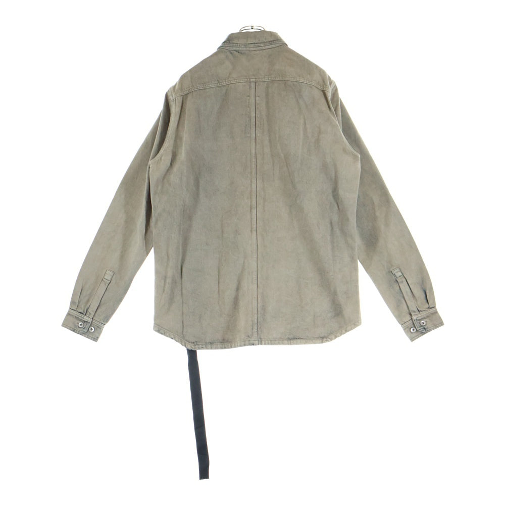 DRKSHDW(ダークシャドウ) OUTERSHIRT 長袖デニムシャツ インディゴ DS02B4705-DMP