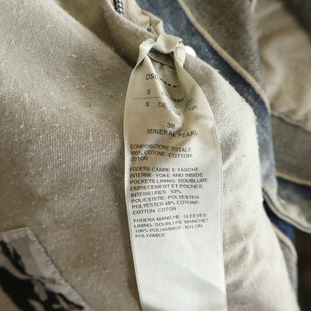 DRKSHDW(ダークシャドウ) OUTERSHIRT 長袖デニムシャツ インディゴ DS02B4705-DMP