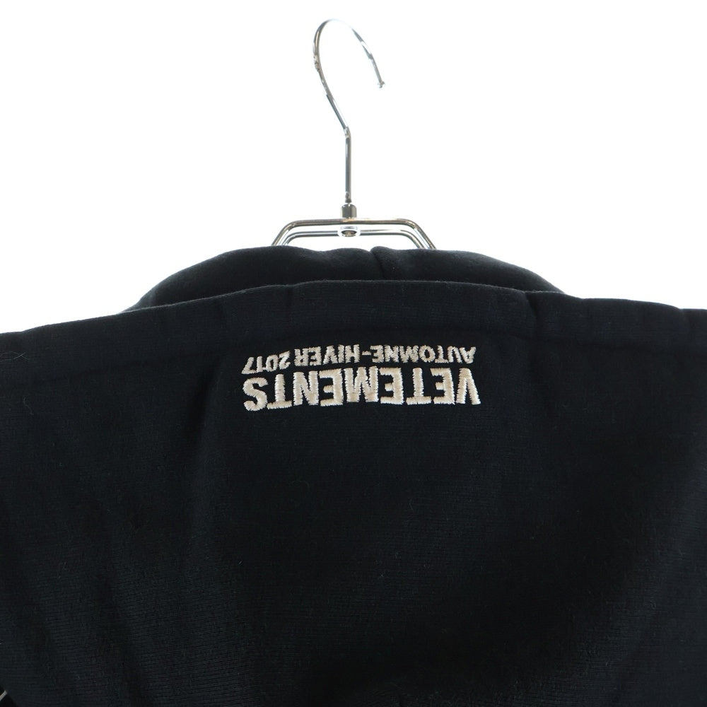 VETEMENTS(ヴェトモン) 16AW Total Fucking Darkness Bomber Jacket WF17JA11 トータルファッキンダークネス ボンバージャケット ブルゾン ブラック