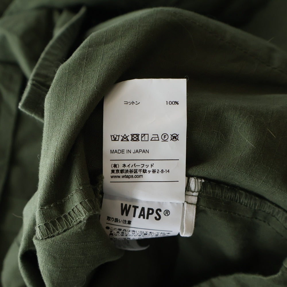 WTAPS(ダブルタップス) MODULAR LS SHIRT 192BRDT-SHM03 マルチポケット ミリタリーシャツジャケット カーキ