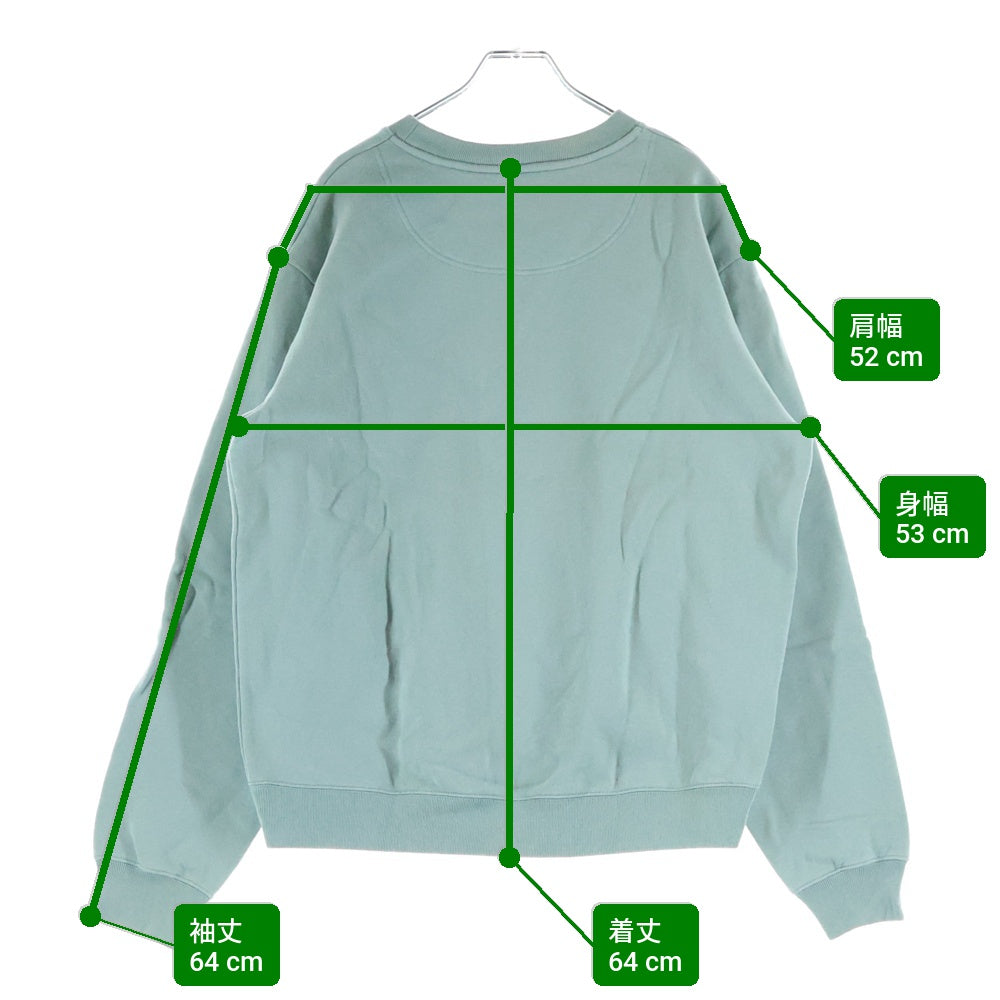 MARTINE ROSE(マーティンローズ) Classic Crew クルーネックスウェットトレーナー グリーン