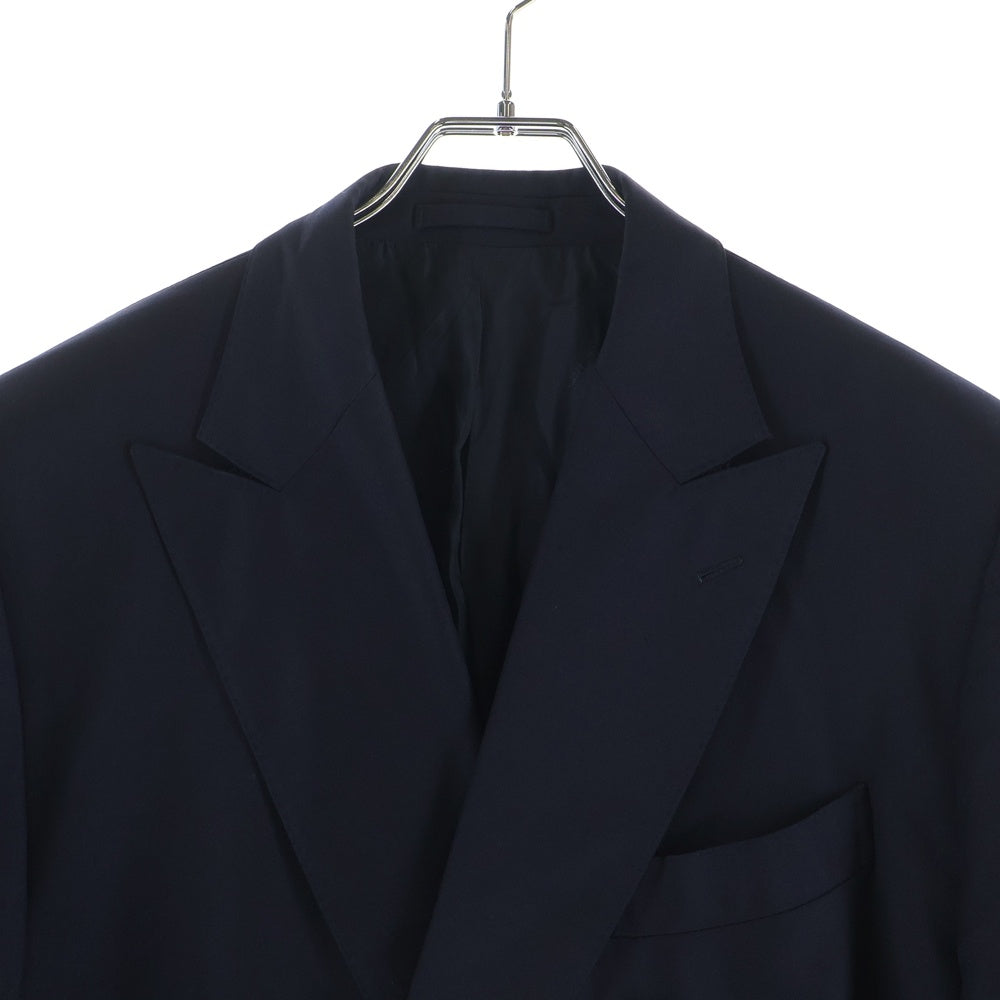 Salvatore Ferragamo(サルヴァトーレ フェラガモ) Lana Wool Tailored Jacket ラナウール ダブルブレスト テーラードジャケット ネイビー G7442AQ