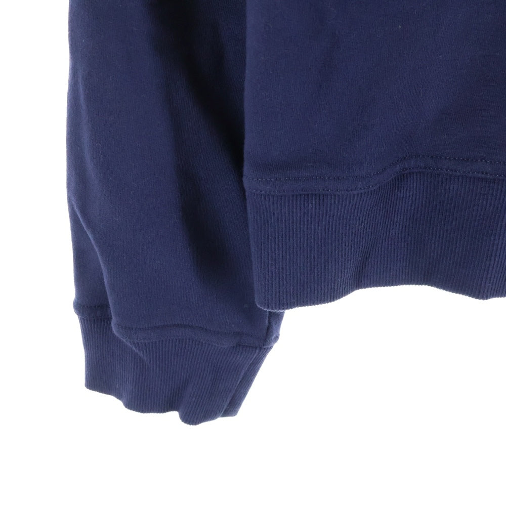Maison Margiela(メゾンマルジェラ) 21SS Sweatshirt ロゴ刺繍 クルーネックスウェットトレーナー ネイビー S50GU0166