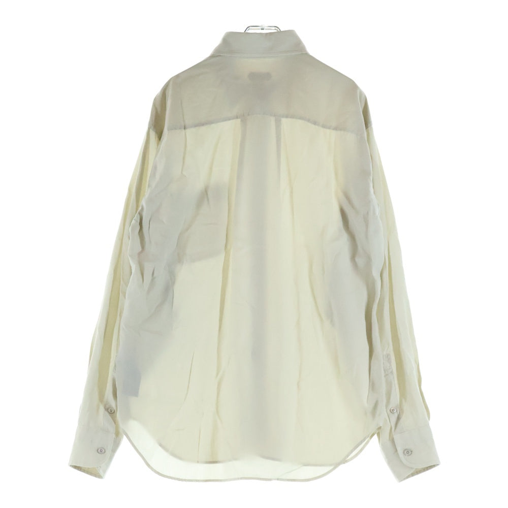 TOM FORD(トムフォード) L/S SHIRT リヨセル 長袖ポケットシャツ ベージュ HRO001 FMT001S23