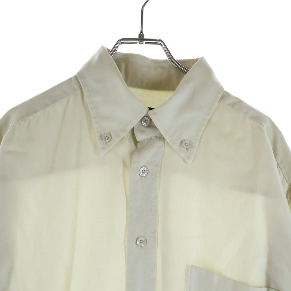 TOM FORD(トムフォード) L/S SHIRT リヨセル 長袖ポケットシャツ ベージュ HRO001 FMT001S23