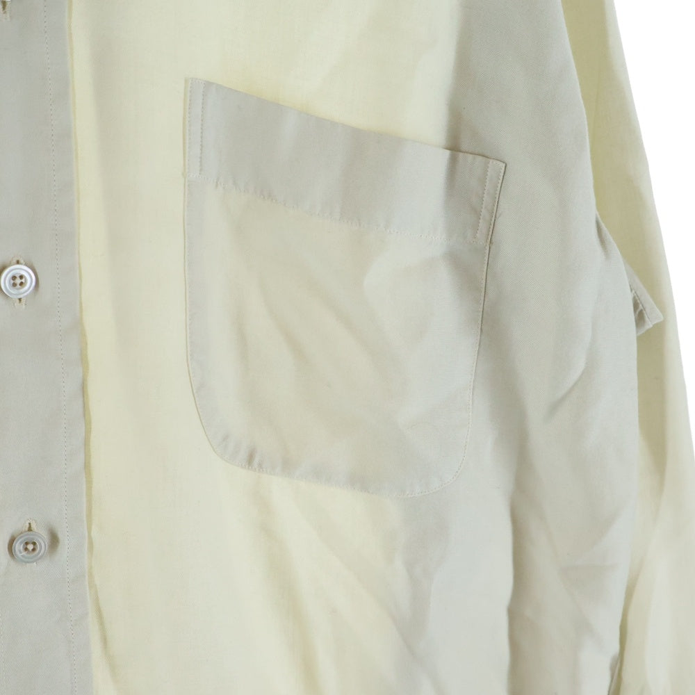 TOM FORD(トムフォード) L/S SHIRT リヨセル 長袖ポケットシャツ ベージュ HRO001 FMT001S23