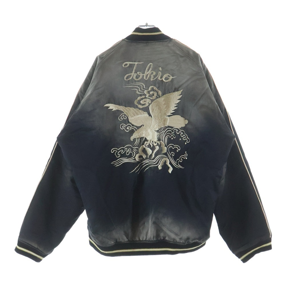 MAISON MIHARAYASUHIRO(メゾンミハラヤスヒロ) SOUVENIR JACKET J14BL141 ダメージ加工 スーベニアジャケット スカジャン ブラック