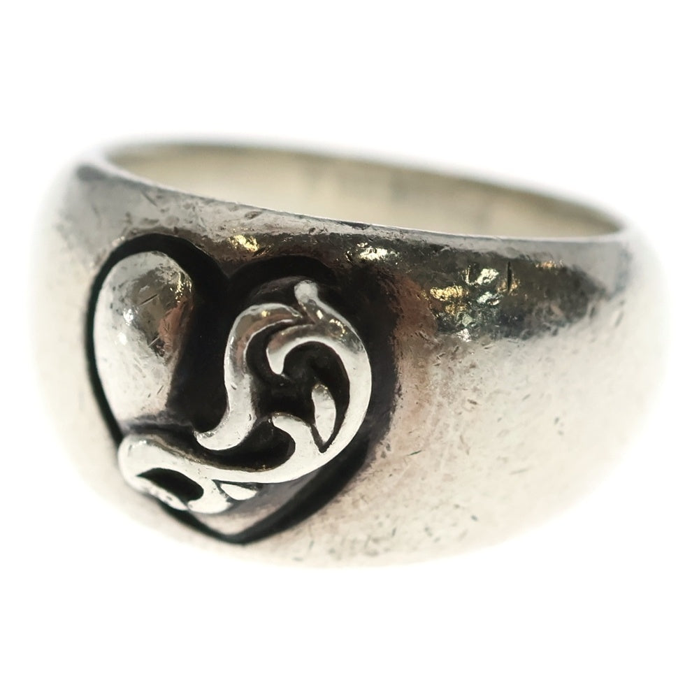 CHROME HEARTS(クロムハーツ) HEART IN BAND ハートインバンドリング シルバー