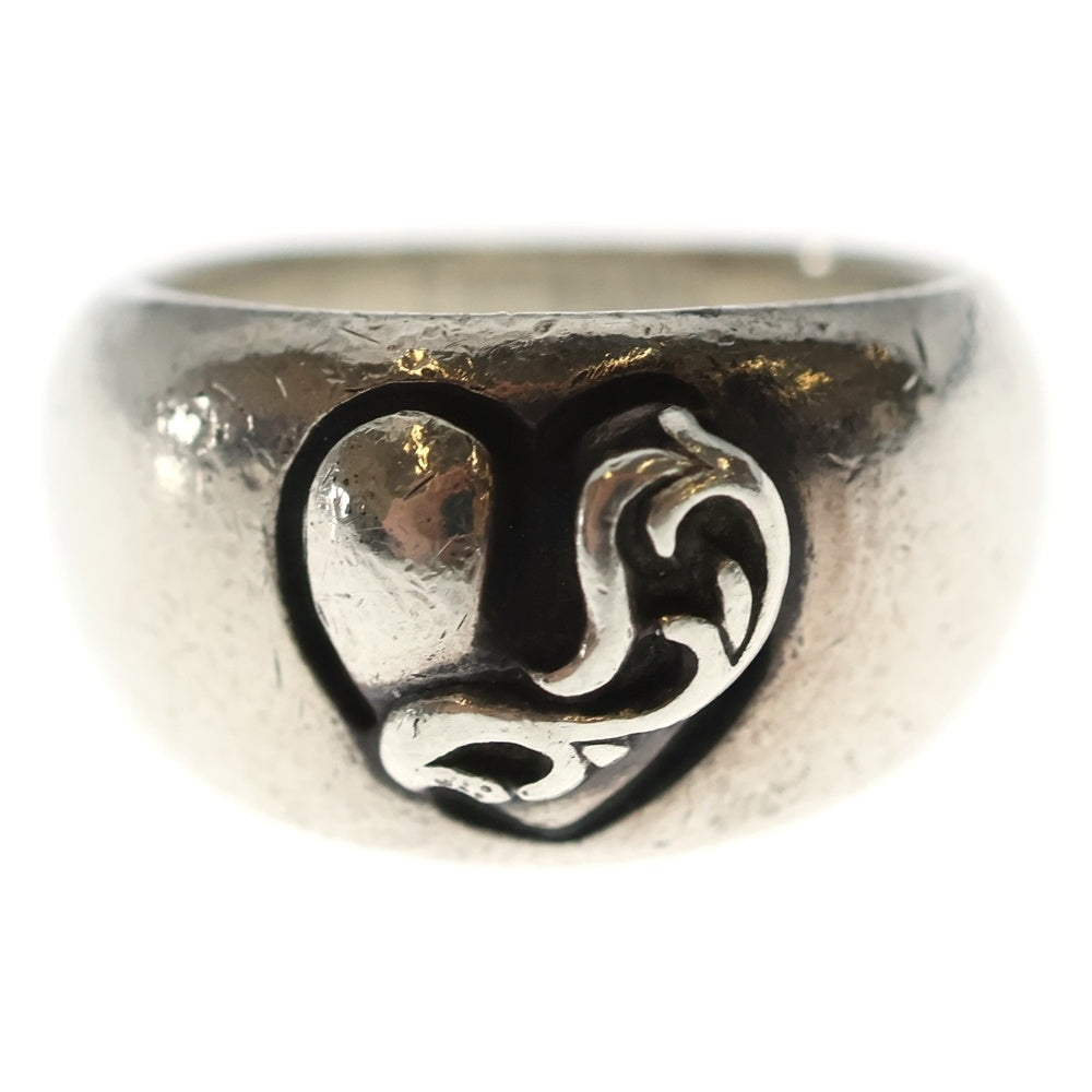 CHROME HEARTS(クロムハーツ) HEART IN BAND ハートインバンドリング シルバー