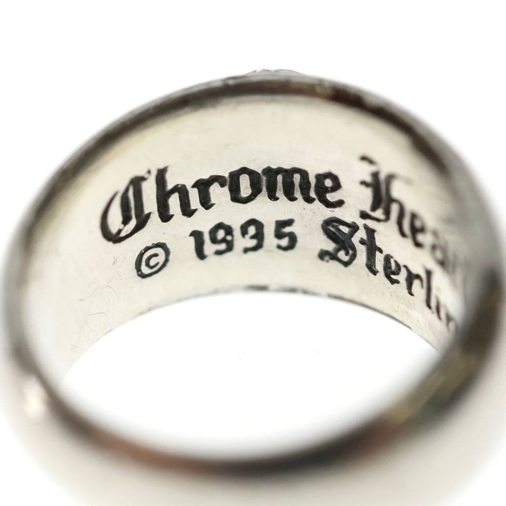 CHROME HEARTS(クロムハーツ) HEART IN BAND ハートインバンドリング シルバー