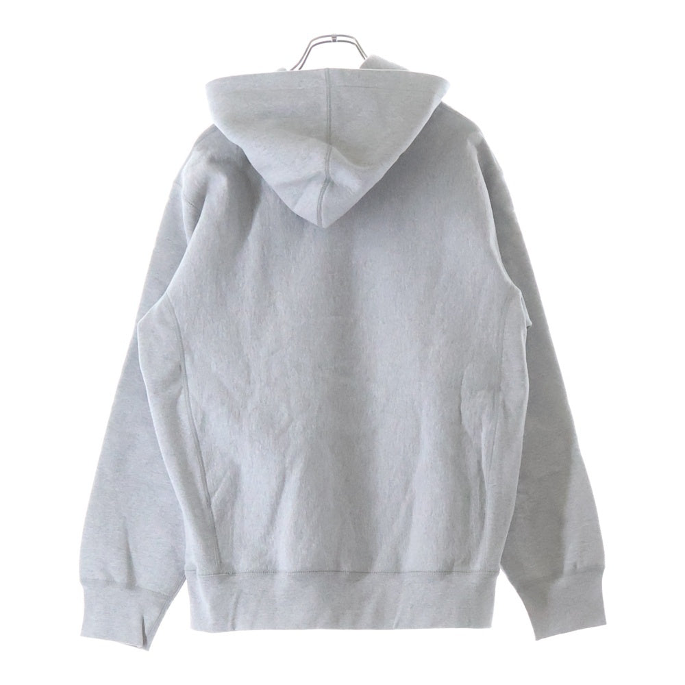 SUPREME(シュプリーム) 19SS Swarovski Box Logo Hooded Sweeatshirt スワロフスキー ボックスロゴ プルオーバースウェットパーカー フーディー グレー