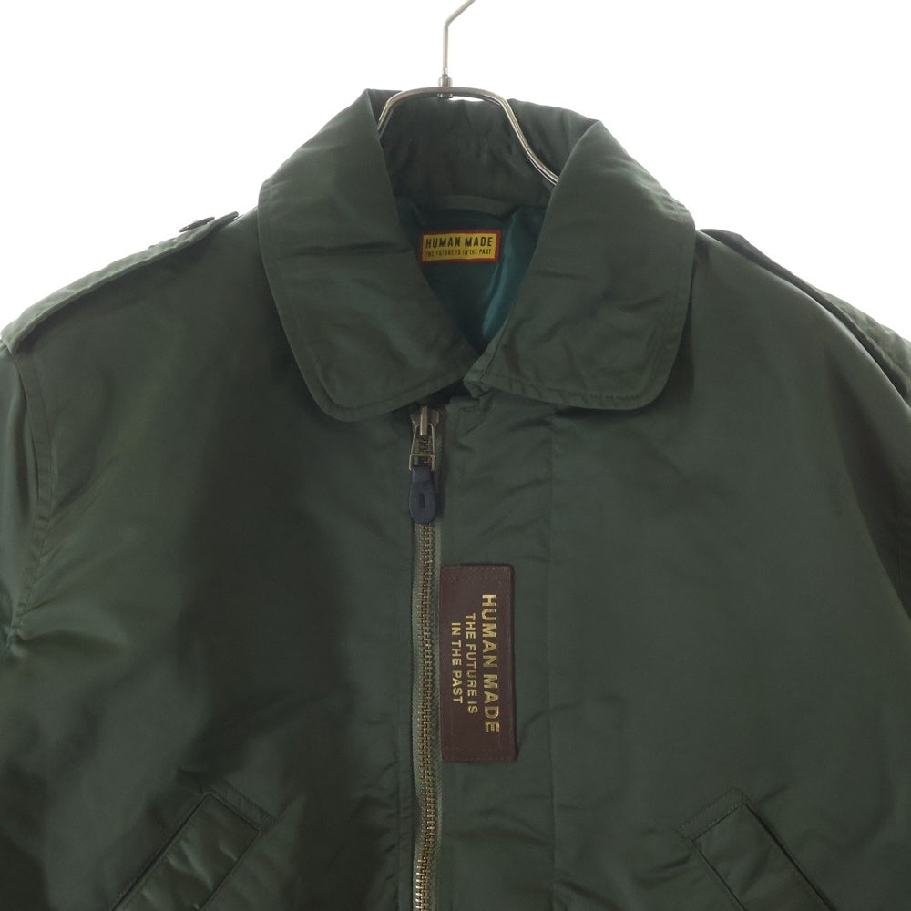 HUMAN MADE(ヒューマンメイド) 25SS FLIGHT JACKET フライトジャケット ブルゾン カーキ HM30JK017