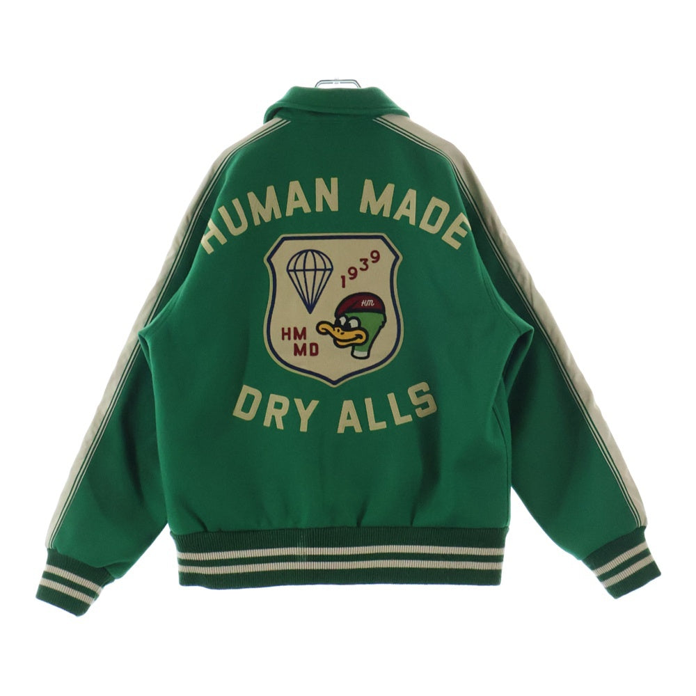HUMAN MADE(ヒューマンメイド) 25SS MILITARY JACKET ウールミリタリージャケット ブルゾン グリーン HM30JK018