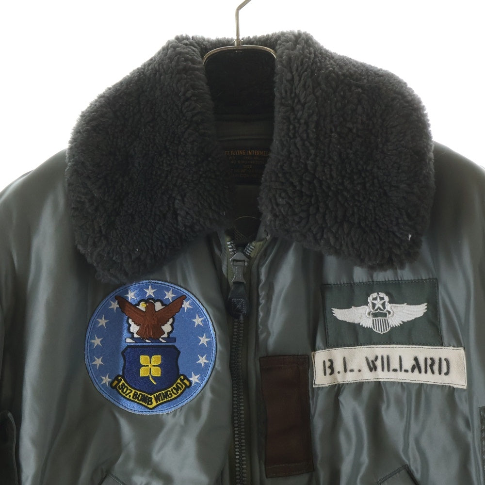 THE REAL McCOY'S(ザリアルマッコイ) B-15D ワッペン フライトジャケット ミリタリージャケット MIL-J-6251B