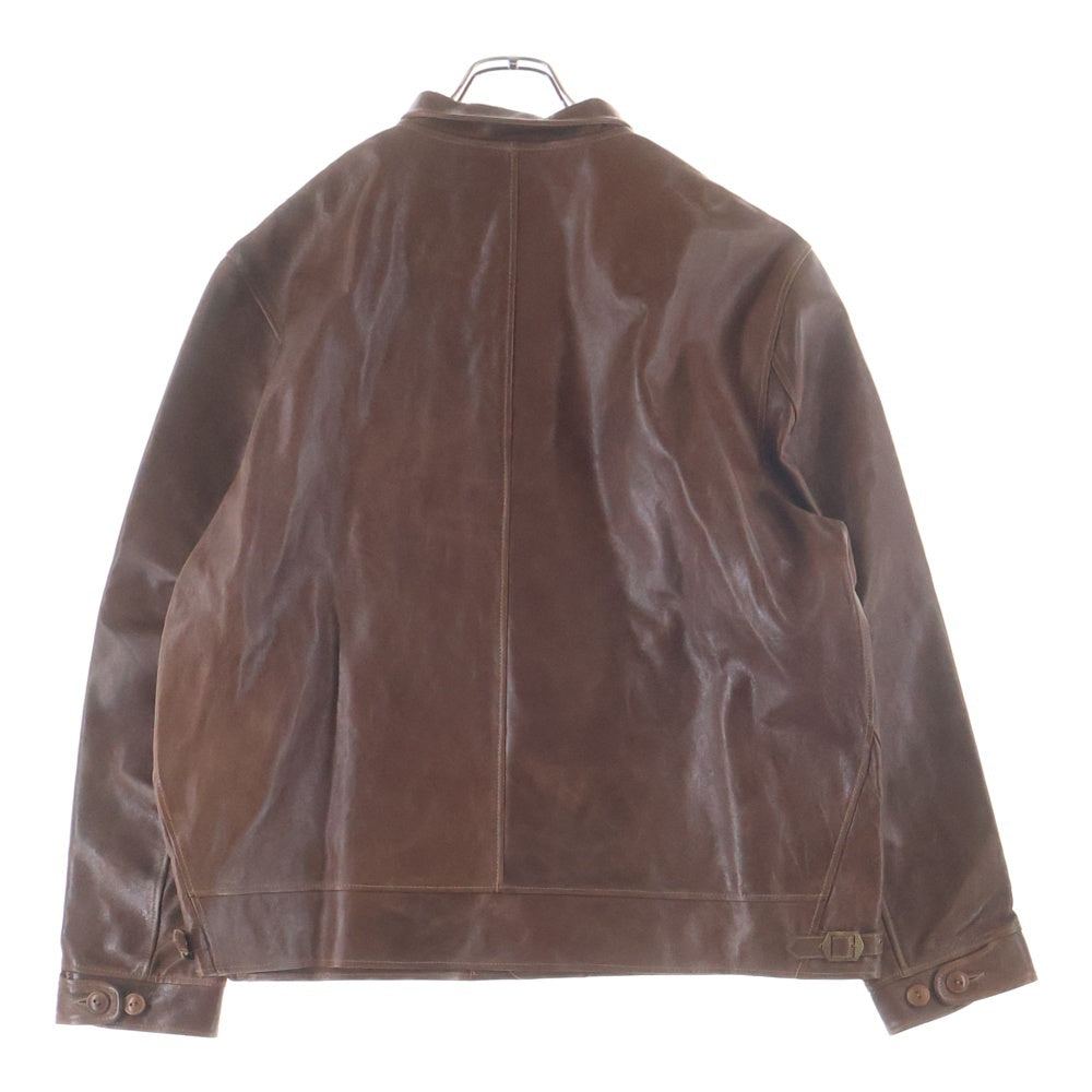 Levi's VINTAGE CLOTHING(リーバイス ビンテージ クロージング) MENLO COSSACK LEATHER JACKET ラムレザー メンローコサック レザージャケット ブラウン