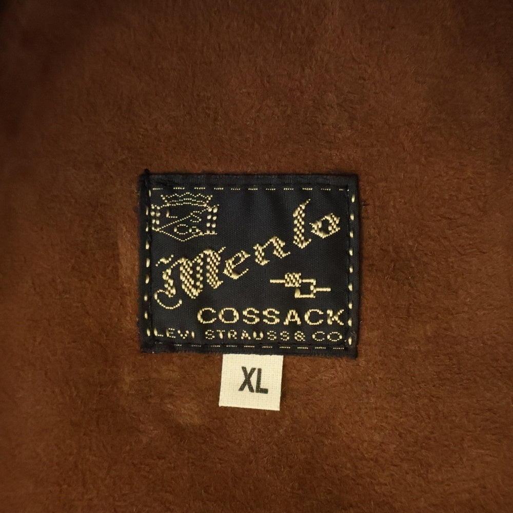 Levi's VINTAGE CLOTHING(リーバイス ビンテージ クロージング) MENLO COSSACK LEATHER JACKET ラムレザー メンローコサック レザージャケット ブラウン
