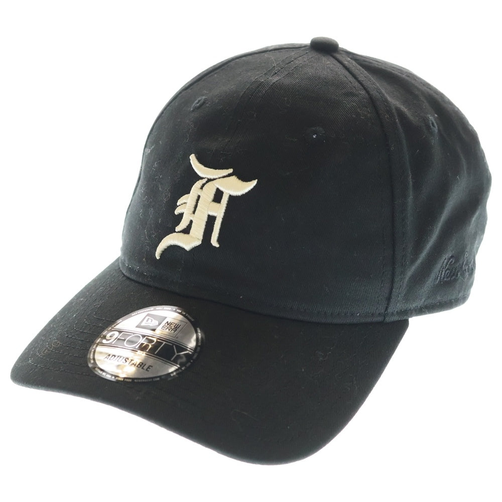 FEAR OF GOD(フィアオブゴッド) New Era MLB Chicago White Sox Ball Cap ニューエラ ロゴ刺繍 ベースボールキャップ 帽子 ブラック 60766517