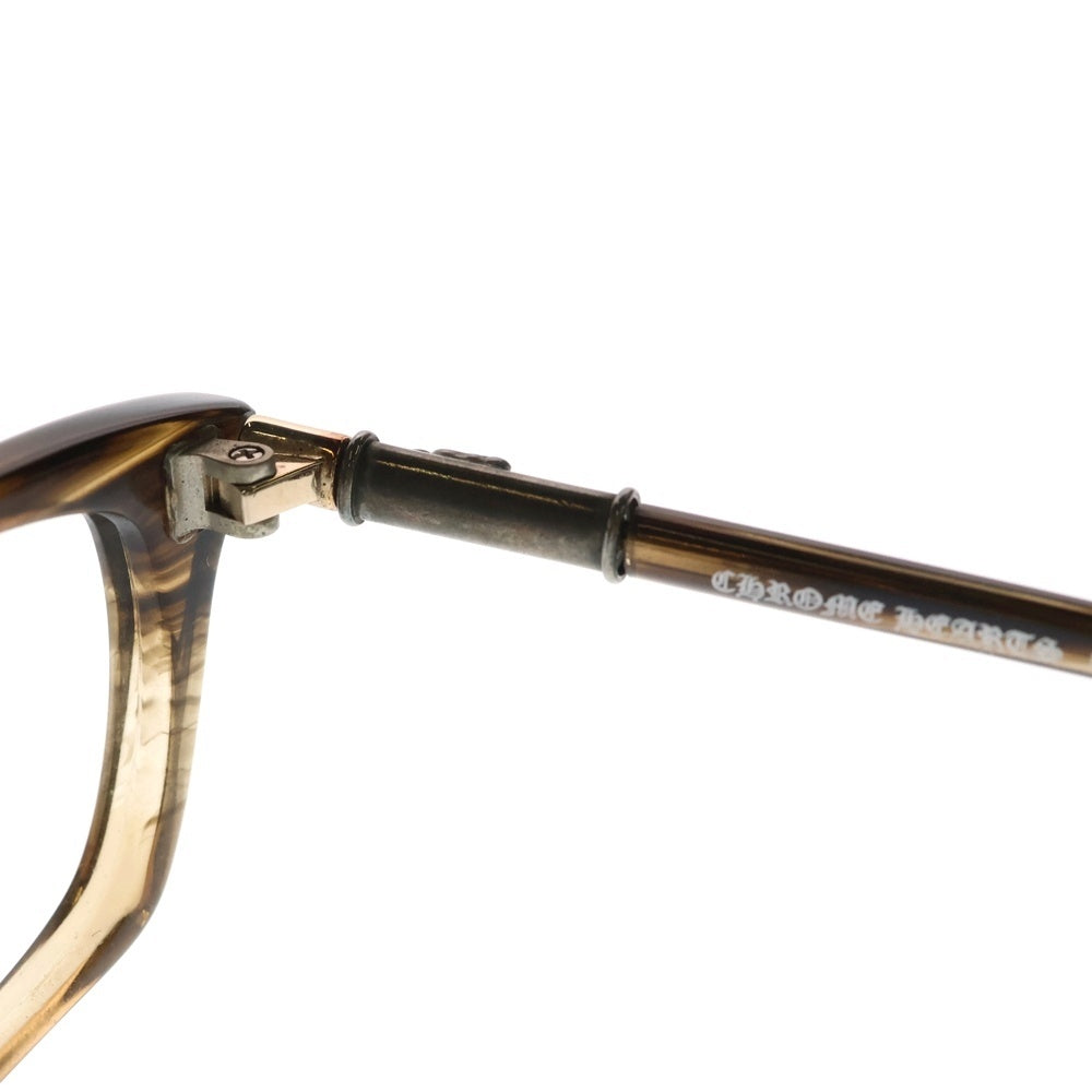 CHROME HEARTS(クロムハーツ) DILF 2 ダガーテンプル スクエアフレーム眼鏡 アイウェア 伊達眼鏡