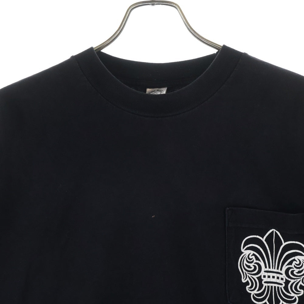 CHROME HEARTS(クロムハーツ) OLD BS FLUER T-BAR TEE フレアプリント クルーネック 半袖Tシャツ カットソー ブラック