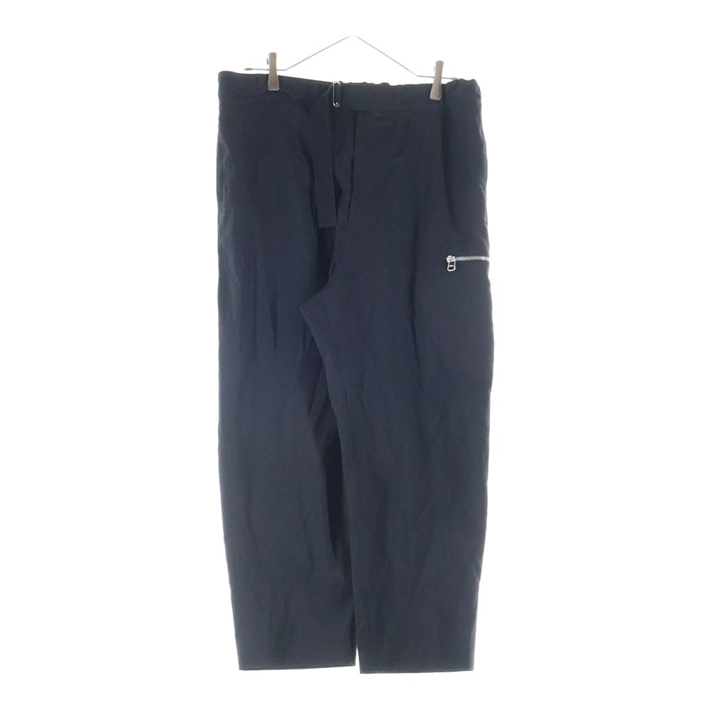 OAMC(オーエーエムシー) 20AW REGS PANTS OAMR311133 バージンウール ベルテッド スラックス パンツ ブラック